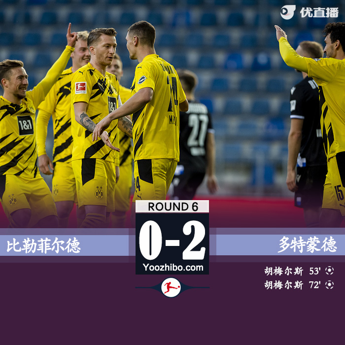 <a href=/football/dortmund/ target=_blank class=infotextkey>多特蒙德</a>2-0比勒菲尔德